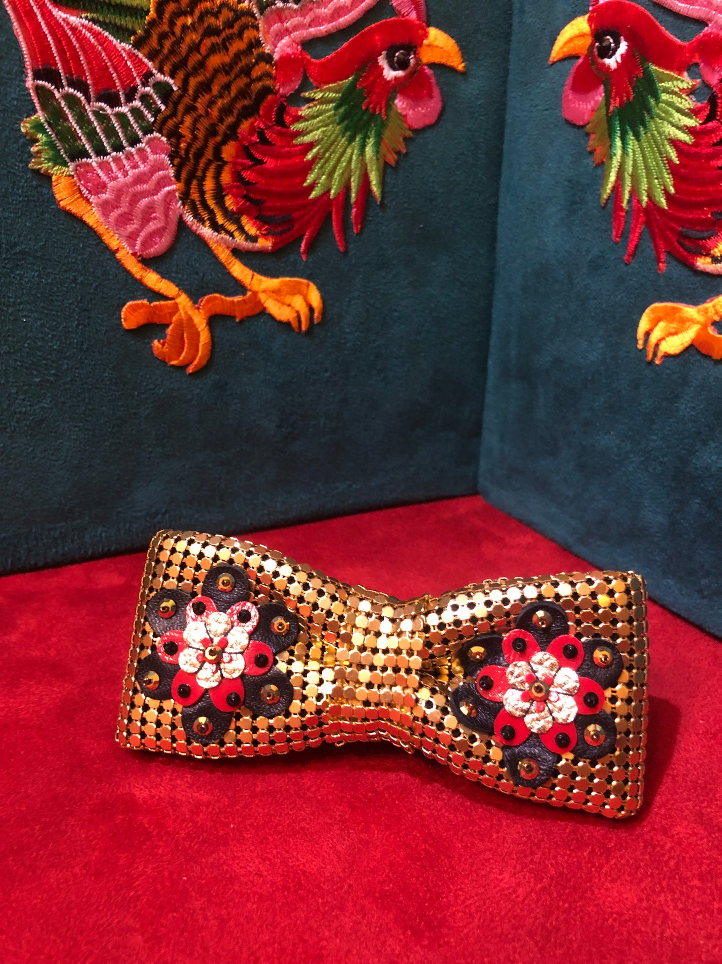 Golden Treasure Chainmail Bowtie