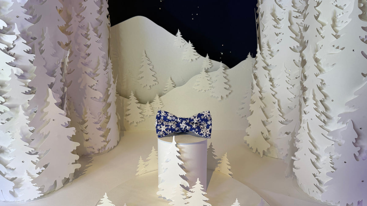 Winder Wonderland Bow Tie featuring Swarovski